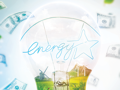 Energy Star (WIP) energy efficiency energy star money poster save