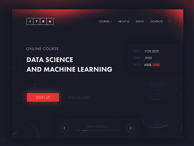 Data Science online course landing page - データサイエンス