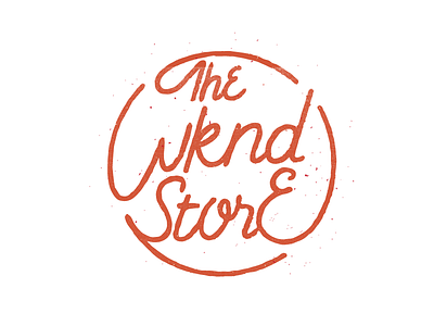 The Wknd Store rounded script typography