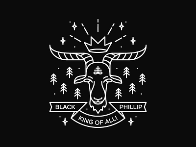 Black Phillip black goat king phillip satan vvitch witch