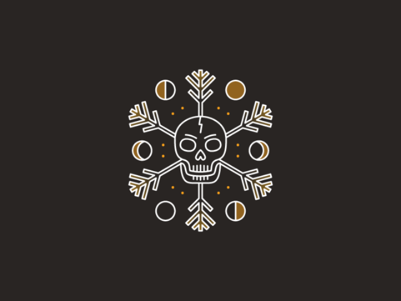 Freezing Moon skull moon freezing mayhem black metal