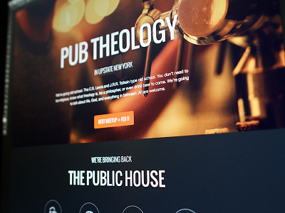 Pub Theology beer meetup pub website