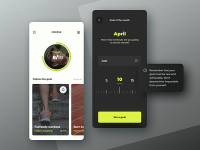 App for workouts app app design clean ui design interface ios design mobile app mobile design mobile ui sport ui ux workout