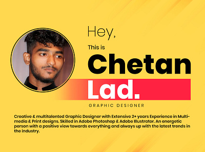 Chetan Portfolio Slide 1 design portfolio