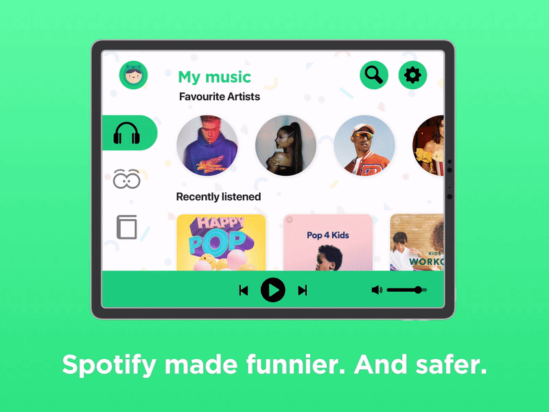 Spotify Kids - Concept