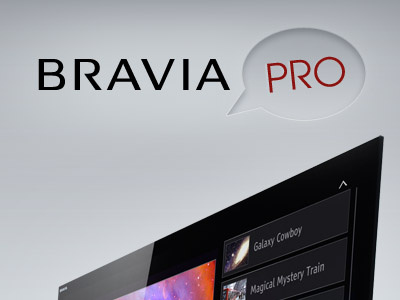 Bravia Pro - App Design Development app bravia home iphone silver sony tv