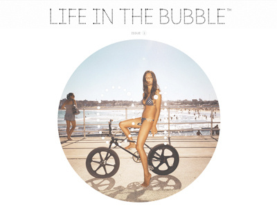 Life in the Bubble australia blog bondi creative design magazine minimal white