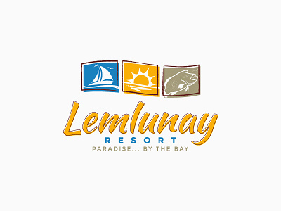 Lemlunay Resort Logo Identity ver.3 bay lemlunay paradise phillipines resort sarangani