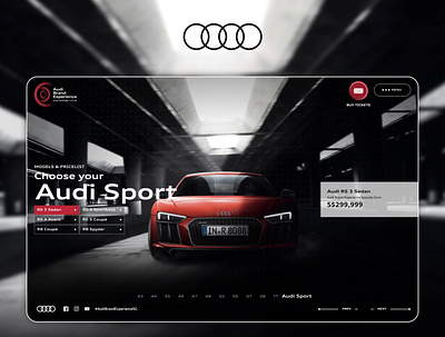 UI / UX - Audi Brand Experience Singapore 2018 ui ux