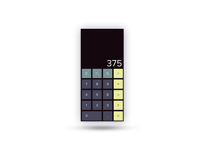 Daily Ui 004: Calculator