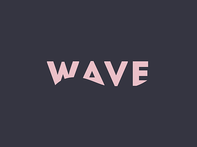 Logo design / WAVE art branding colors palette design flat graphic illustration logo