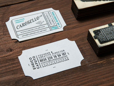 Business card detail business card card carosello carosellolab carousel corporate daniele simonelli dsgn graphic design identity logo stamp