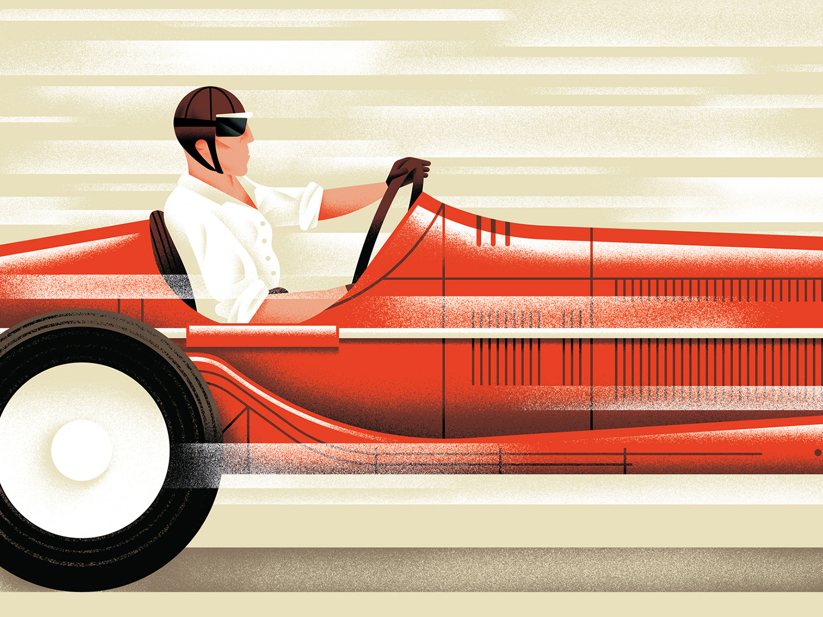 Match Point - Tazio Nuvolari by Daniele Simonelli on Dribbble