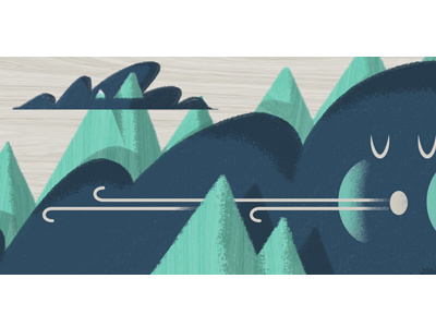 Header - Clouds clouds daniele simonelli dsgn face header illustration mountain sky texture whistle wind