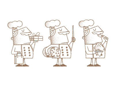 Mr Ercoli does things character design chef daniele simonelli design gastronomy illustration pasta restaurant salumi salumiere shopping