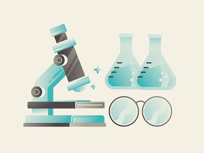 Lab beaker chemistry daniele simonelli dsgn glasses illustration infographic lab microscope science test tube vector