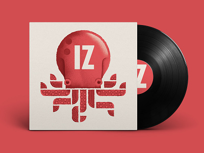IZ LP artwork cd cd cover dsgn illustration jazz lp music octopus
