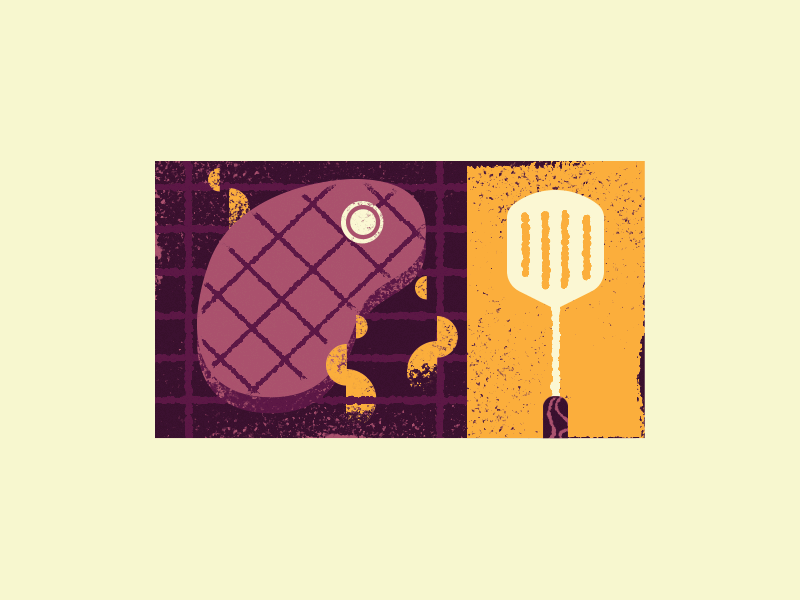 Food combinations daniele simonelli dessert dsgn food grid icons illustration meat pasta spot illustration texture