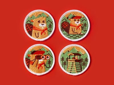 Scout Beaver Badge collection