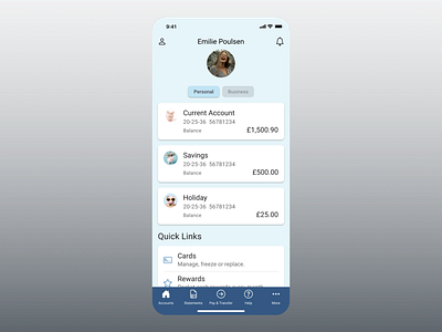 Barclays Bank app redesign accessbility app bank banking barclays design mobile ui ux