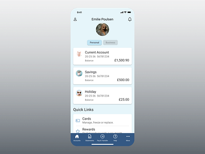 Barclays Bank app redesign