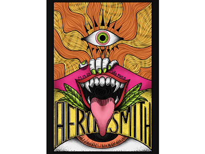 Aerosmith's gig poster