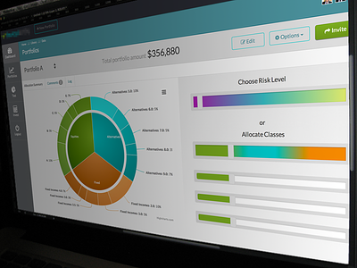 Financial Web Application ( In Progress ) corporate dashboard web application web design