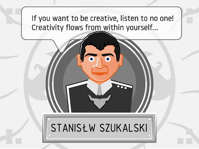 Polish Idols - Stanislaw Szukalski art art board author celebrity charachter design charcter design idol illustration new sculpture stanislaw toporzeł vector