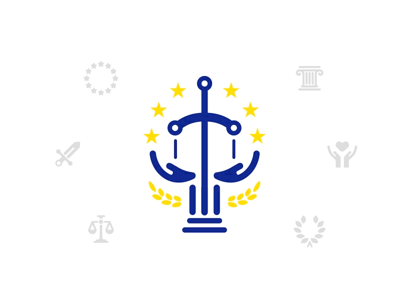 Eurojust || branding animation brand branding icon identity logo vector
