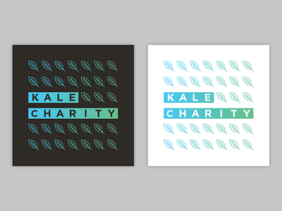 Kale Charity Logo brand charity design light and dark logo