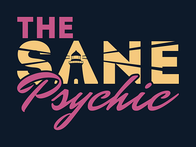 The Sane Psychic lighthouse logo psychic