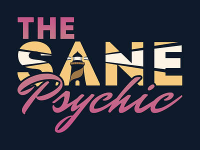 The Sane Psychic lighthouse logo psychic