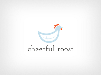 Cheerful Roost branding identity logo