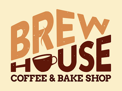 Brew House Coffee & Bake Shop coffee coffee house logo
