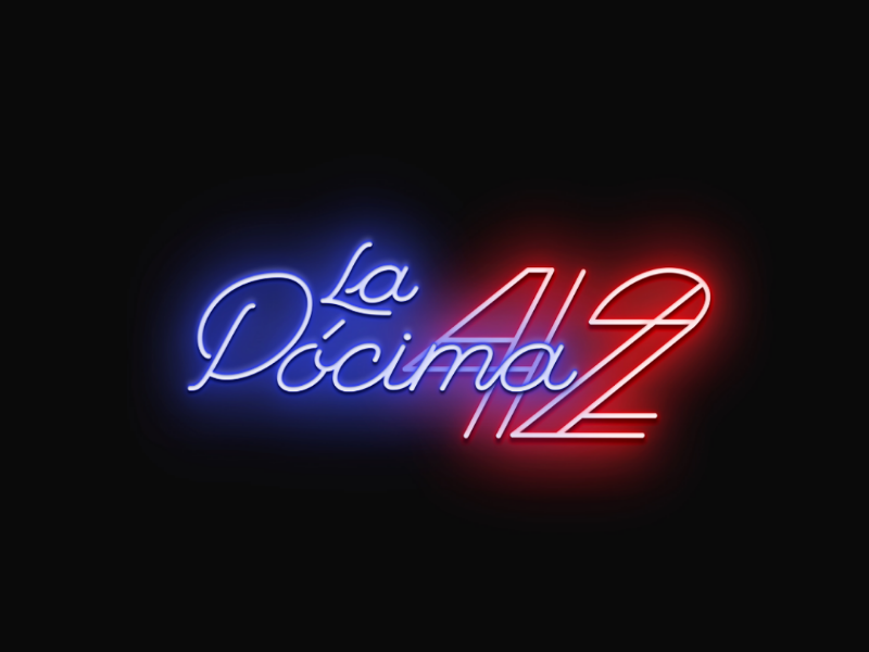 La Pócima 42 retro miami bar palmer monoline logotype lettering graphic design design branding brand logo