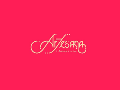 Artesana's Logo arabic branding jewlry lettering logotype pattern typography