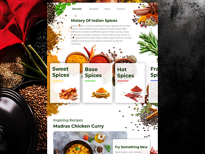 Spice Store animation branding dailylogochallenge dailyui design figma icon illustration logo spice ui uidesign uiux vector web webdesign website website design websites xd design