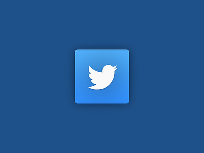 Flatwitter brand branding flat icon ios7 logo mobile twitter ui