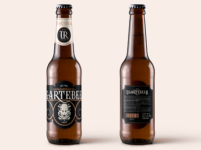 Ugartebeer vol. 1 beer beer bottle brand branding design handlettering handmade type handmadefont lettering logo type typography