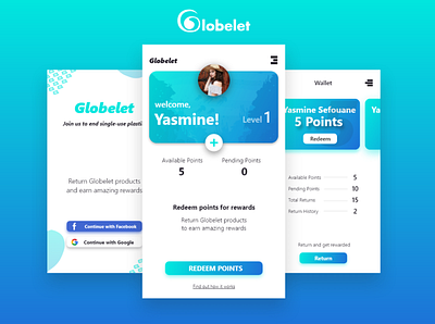 Globelet | UI Design blog design design illustration mockup ui uiux user experience user interface userinterface