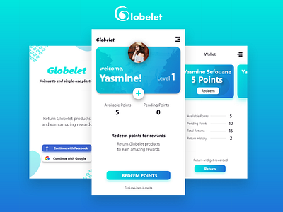 Globelet | UI Design