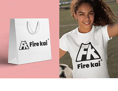 Fire Kai Logo design logo logo design mockup