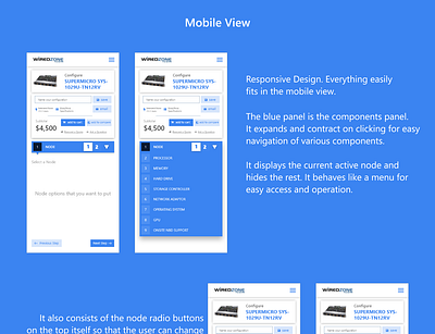 Server Confgurator Interface Design design mockup ui uiux user experience user interface userinterface ux website website design