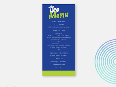 menu food bar mitzvah branding branding concept branding design diseno ilustrator