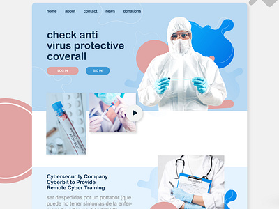 covid-19 web design covid 19 design creative doctor salud uxui web design web doctor