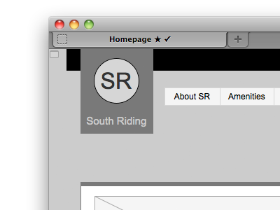 SR Homepage Prototype