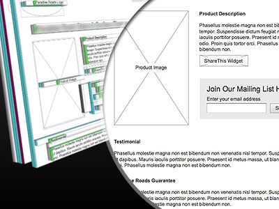 Product Detail Page 3d prototype prototyping wireframe wireframing