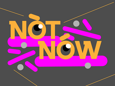 Notnow 80s graphic design typography typography design