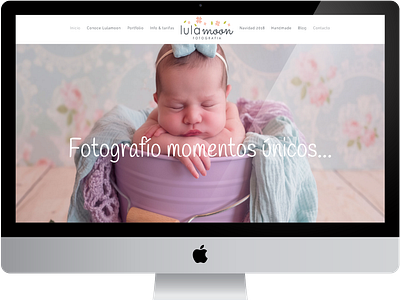Lulamoon Photographer image gallery logo responsive web design