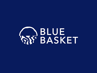 Logo design for Blue Basket basket boho branding chic construction design icon japan japanese culture logo minimal vector